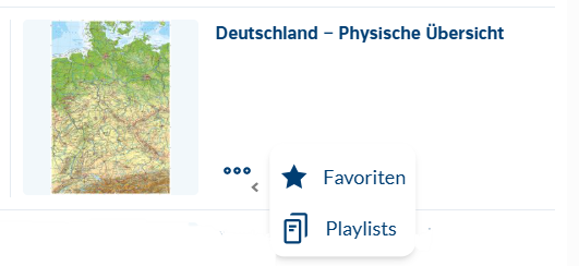 Screenshot Karte zu Favoriten hinzufügen