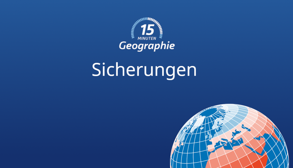 Grafik 15 Minuten Geographie Sicherungen im Geographieunterricht