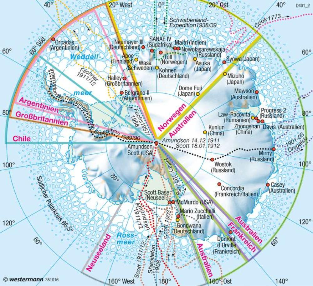 Antarktis Hoheitsanspr che Forschung 100849 169 6 1 Diercke de Antarktis Hoheitsanspr che Forschung 100849 169 6 1 Diercke de