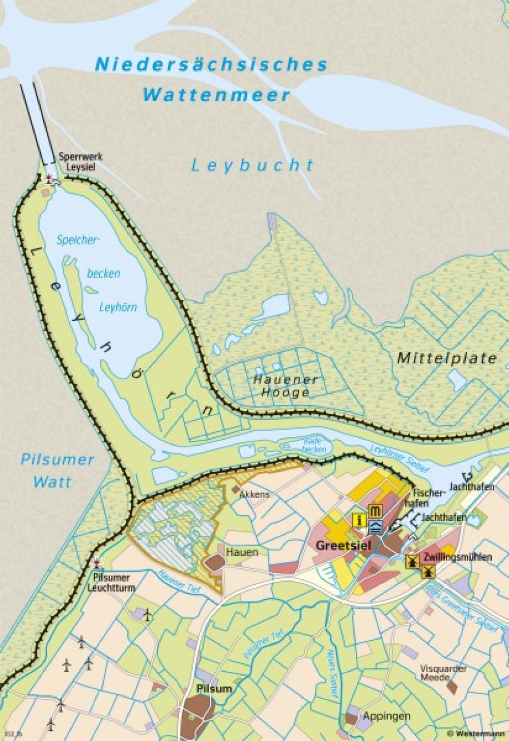 Bild der Karte Greetsiel - Ostfriesisches Fischerdorf - heute - Niedersachsen und Bremen - Tourismus