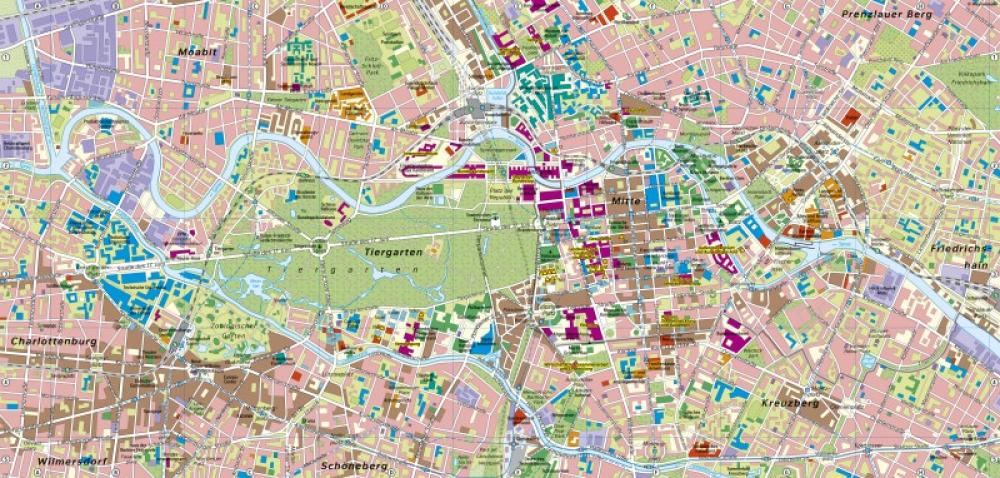 Bild der Karte Berlin - Bundeshauptstadt - Berlin - Bundeshauptstadt