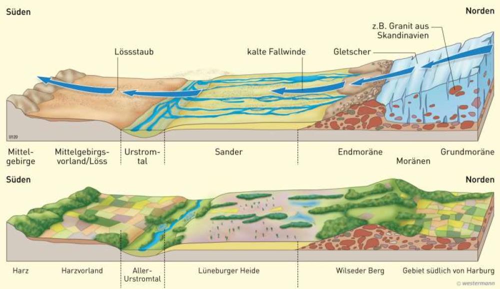 Das Norddeutsche Tiefland - eiszeitlich geprägt-978-3-14-100770-1-55-2-0 |  Diercke 2023