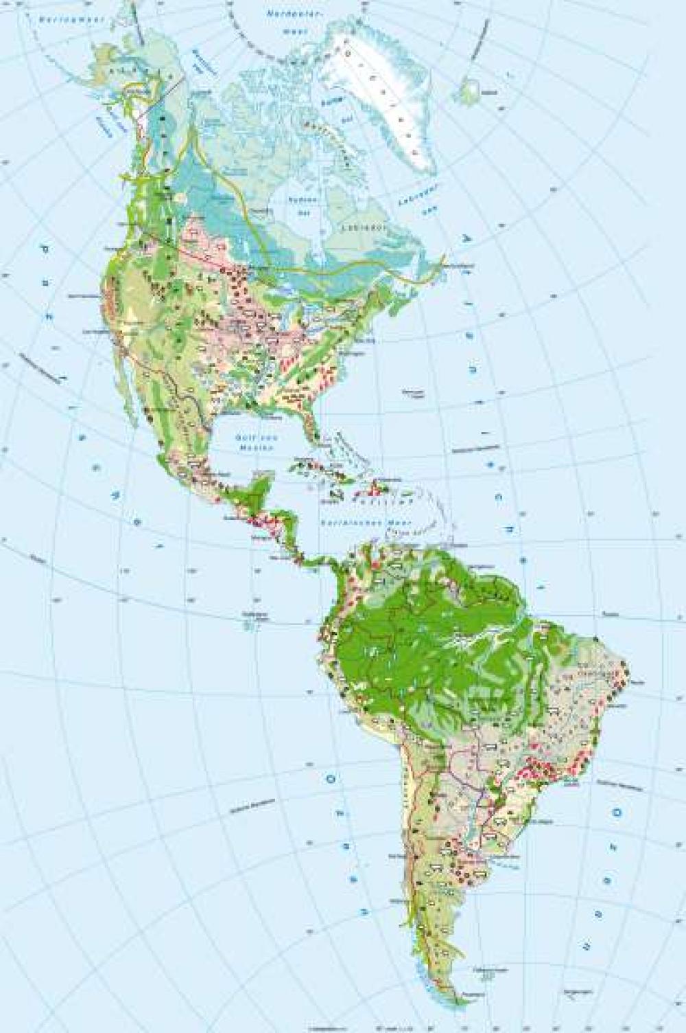 Bild der Karte Amerika - Landwirtschaft - Amerika - Amerika - Landwirtschaft