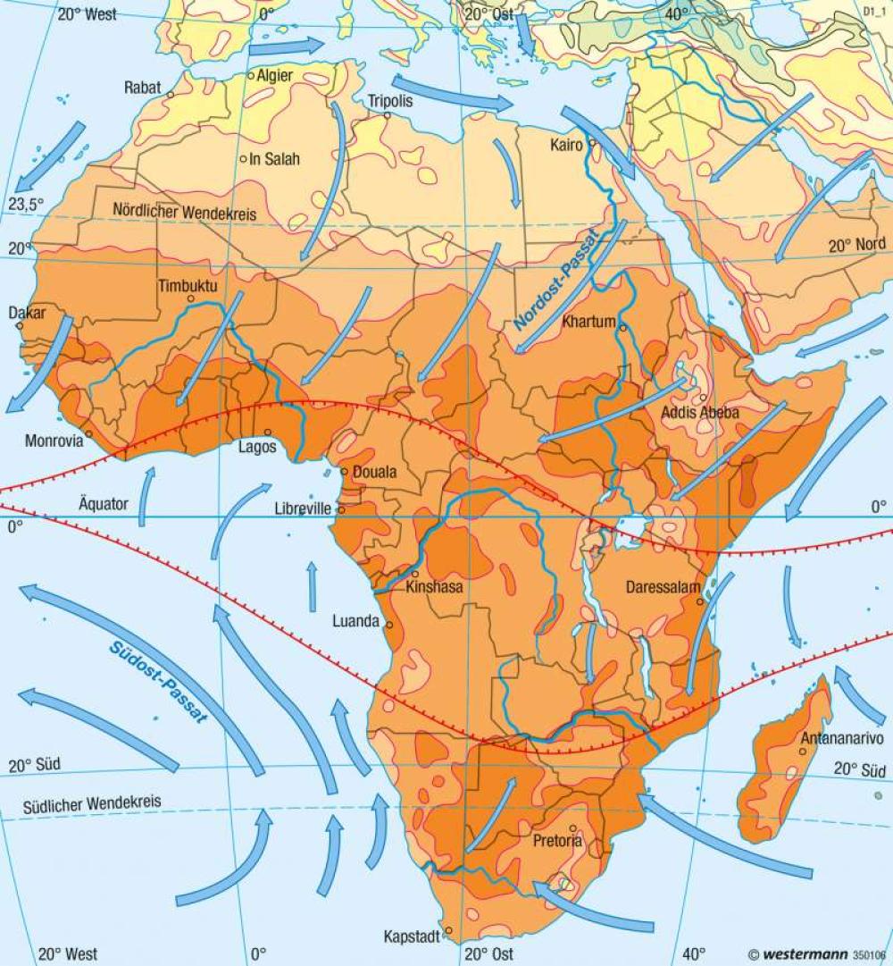 Afrika - Temperaturen im Januar-978-3-14-100803-6-148-1-1