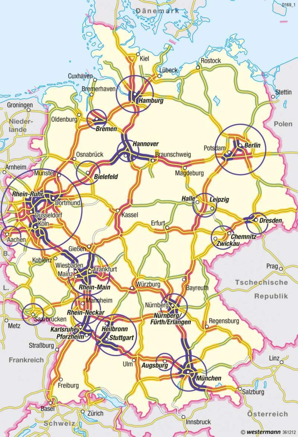 Deutschland - Straßenverkehr-978-3-14-100800-5-64-1-1 | Diercke 2023