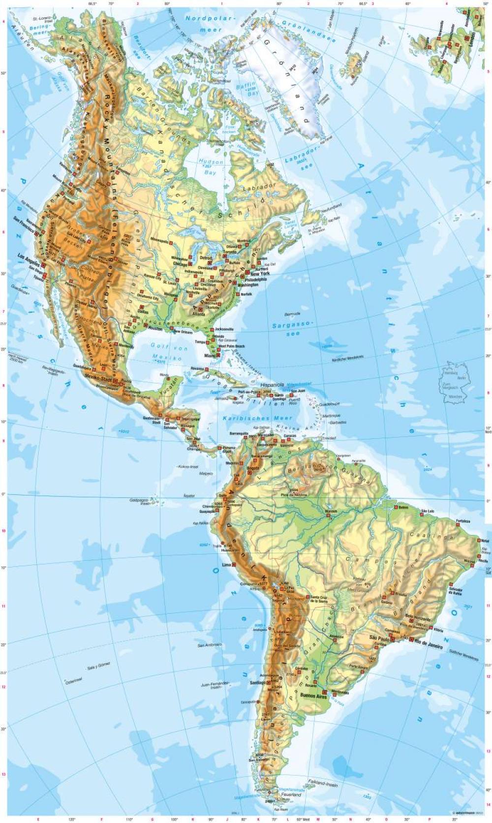 Janubiy amerika. Физическая карта Северной Америки. Физическая карта Америки Северной и Южной. Janubiy Amerika xaritasi. Карта Северной Америки с дорогами.