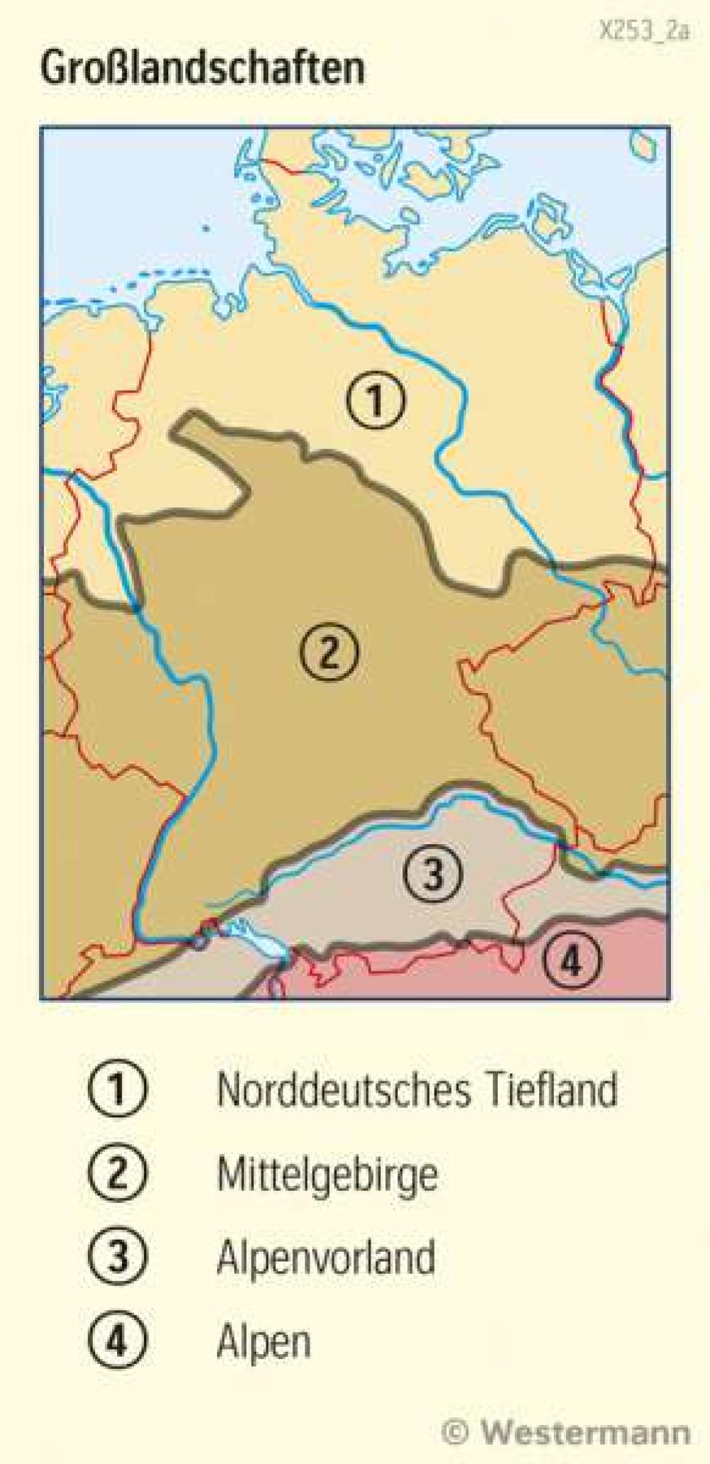 Großlandschaften Deutschlands