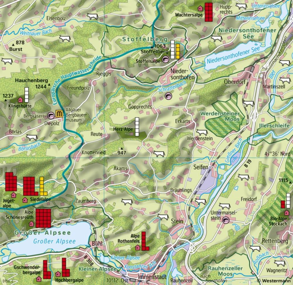 Bild der Karte Allgäu - Landschaftsschutz und Alpbetrieb - Deutschland - Nachhaltige Landwirtschaft und Landschaftspflege