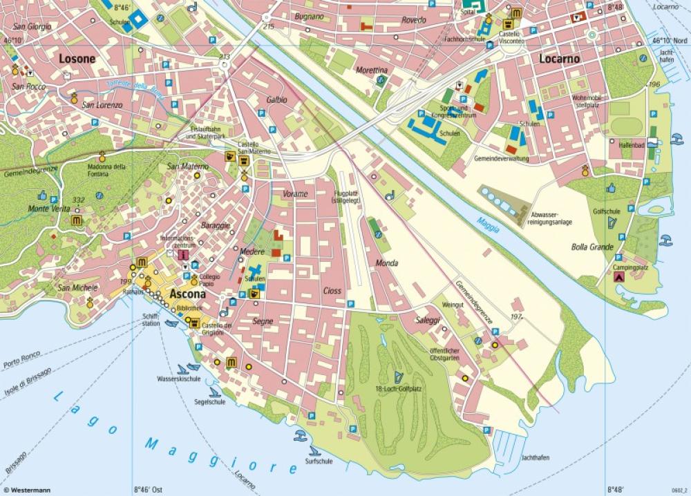 Bild der Karte Ascona - Sommertourismus - Schweiz - Tourismus