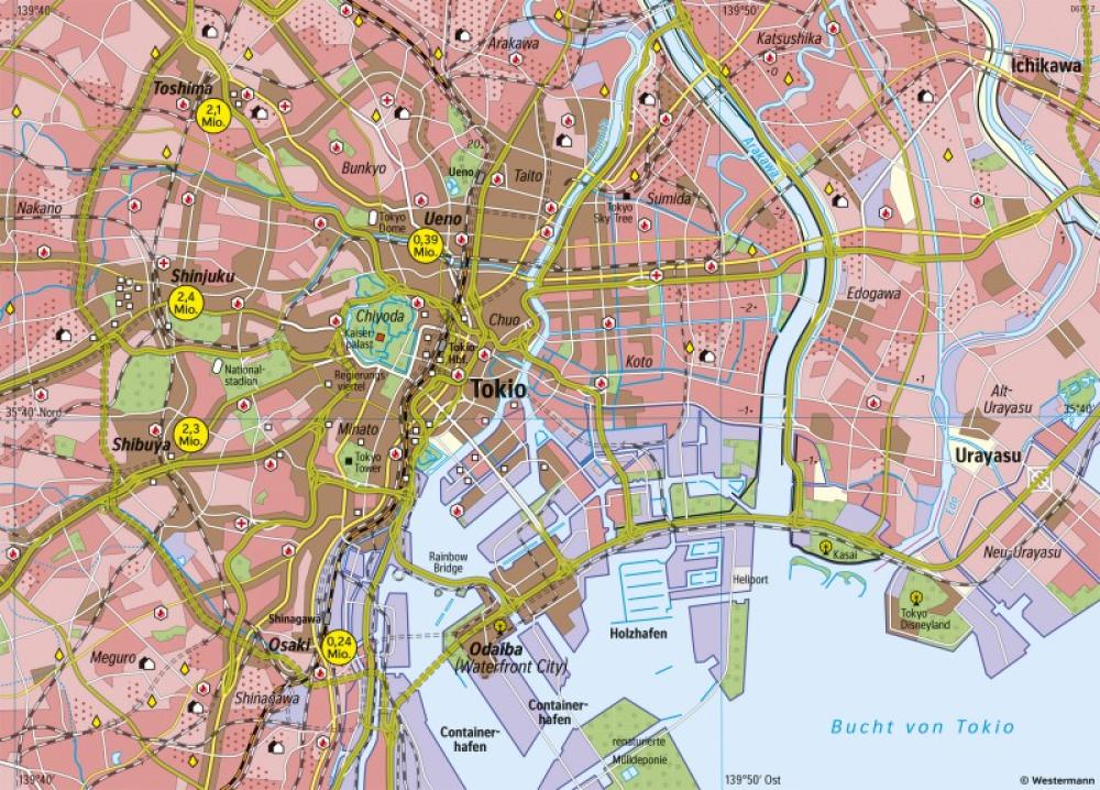 Bild der Karte Tokio - Risikovorsorge - Japan, Vietnam, Singapur - Vulnerabilität und Resilienz