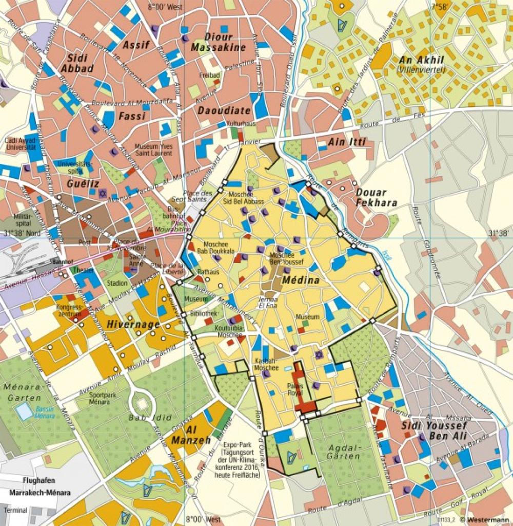 Bild der Karte Marrakech (Marokko) - Weltkulturerbe - Afrika - Facetten der Nachhaltigkeit