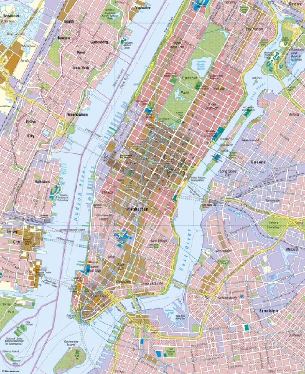 Bild der Karte Manhattan (New York) - Global City - USA - Global Cities