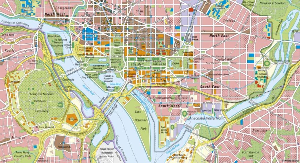 Bild der Karte Washington, D.C. - Machtzentrum - USA - Global Cities
