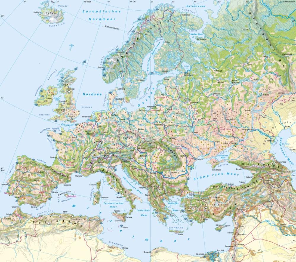 Bild der Karte Europa - Landwirtschaft - Europa - Landwirtschaft
