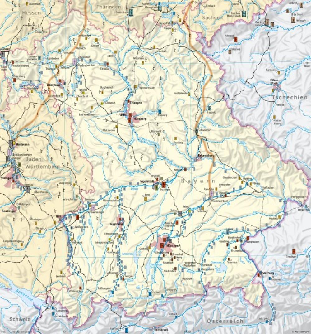 Bild der Karte Bayern - Energie - Bayern - Energie