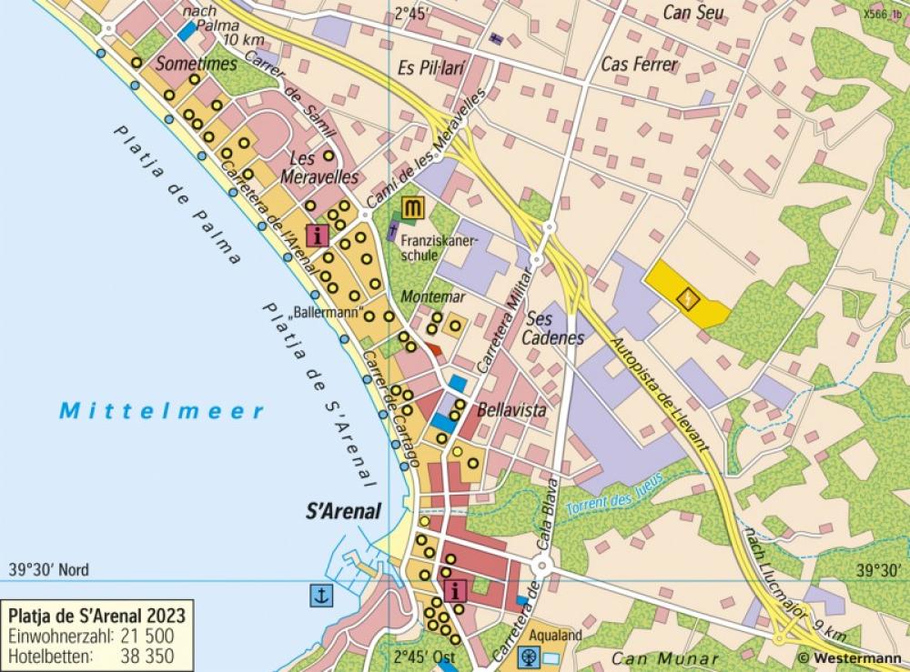 Bild der Karte S'Arenal (Mallorca) - Massentourismus - 2024 - Europa - Tourismus