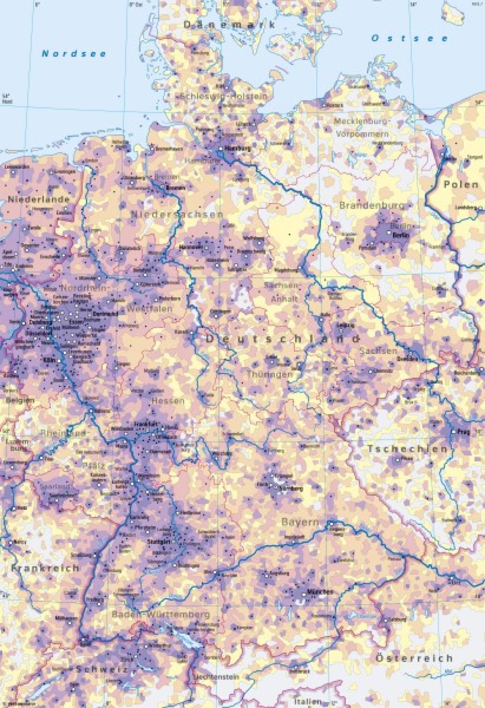 Deutschland - Bevölkerungsverteilung