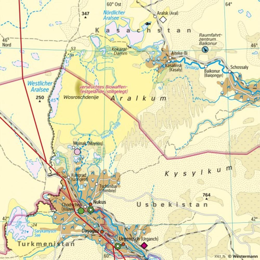 Bild der Karte Aralsee - Landschaftswandel - 2024 - Erde - W&#252;sten und Trockengebiete