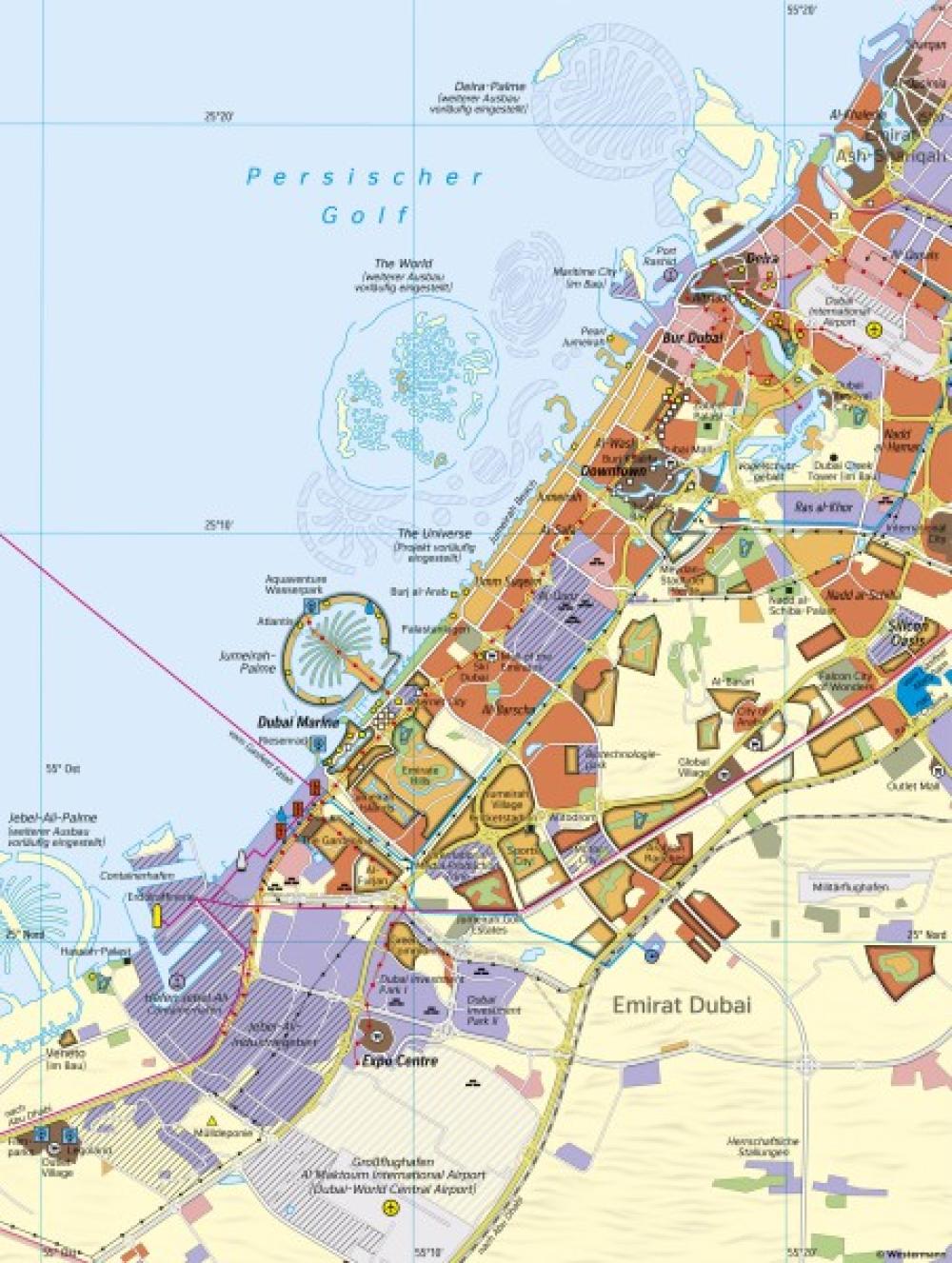 Bild der Karte Dubai (Vereinigte Arabische Emirate) - Global City - Asien - Wirtschaft