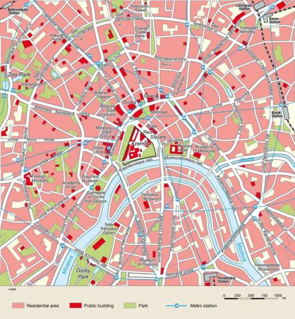 Downtown Moscow - Map