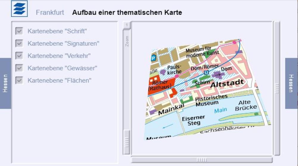 Frankfurt - Aufbau einer thematischen Karte
