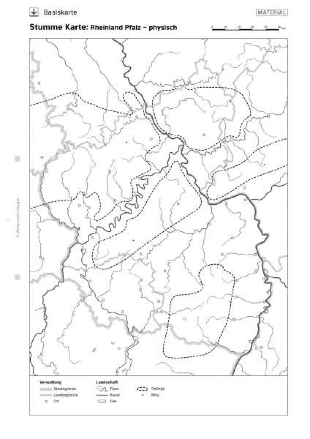 Rheinland-Pfalz - physisch