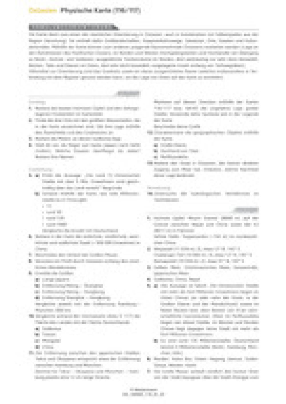 Ostasien - Physische Karte