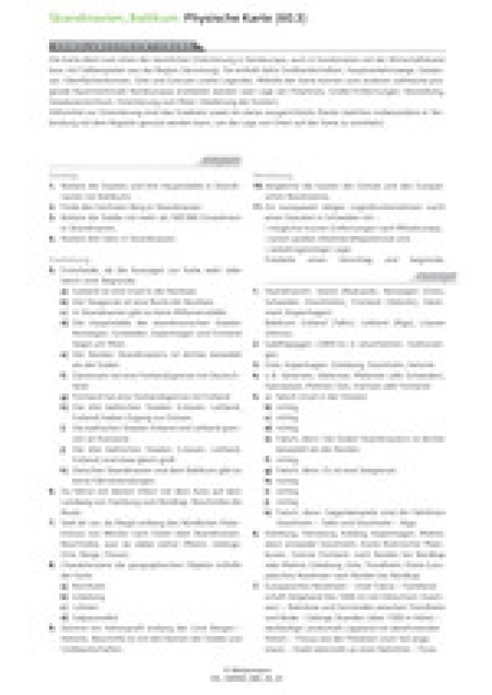 Skandinavien, Baltikum - Physische Karte