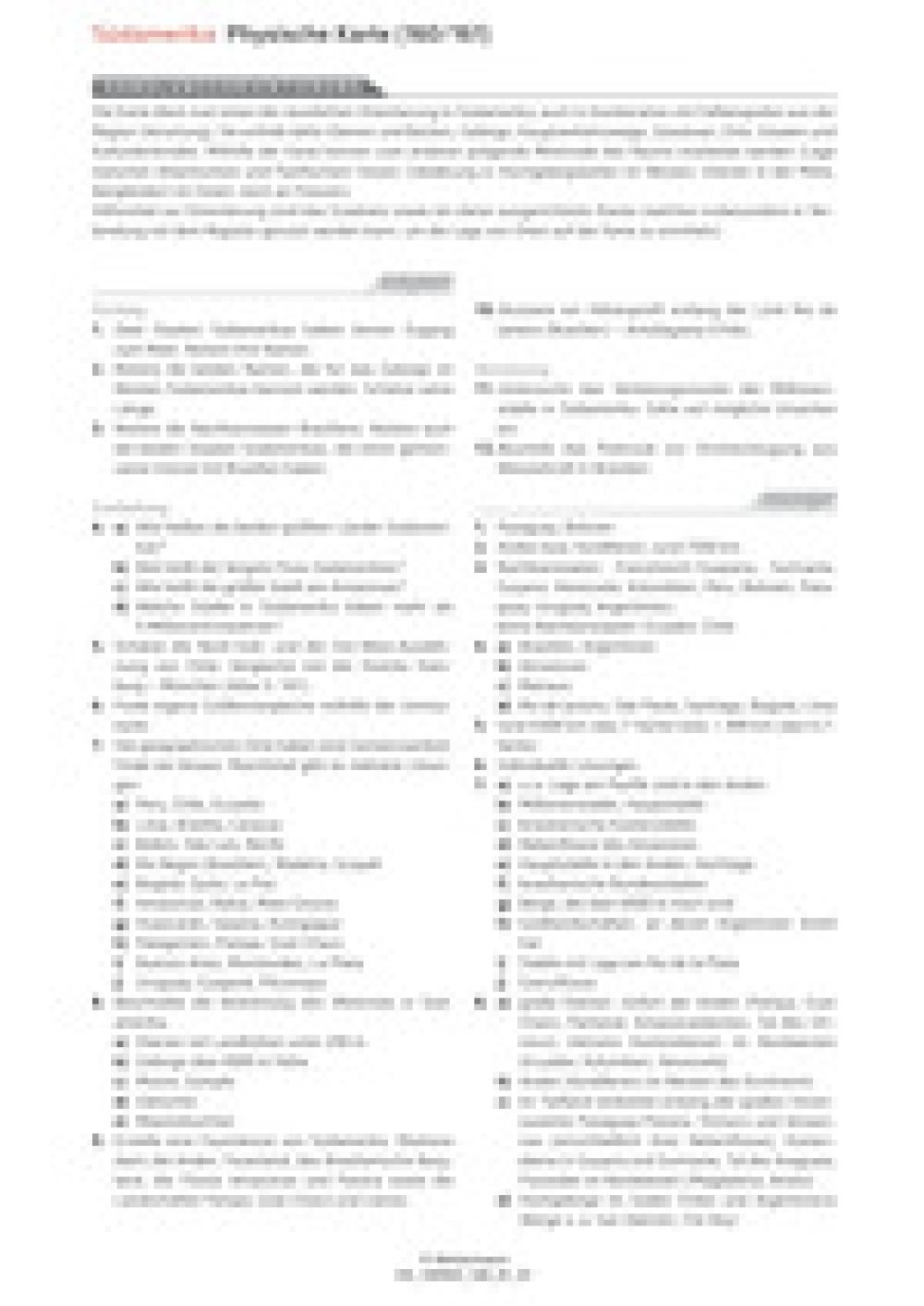 Südamerika - Physische Karte