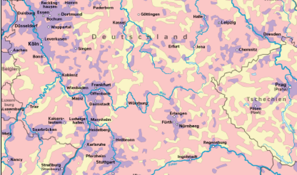 Deutschland – Bevölkerungsdichte