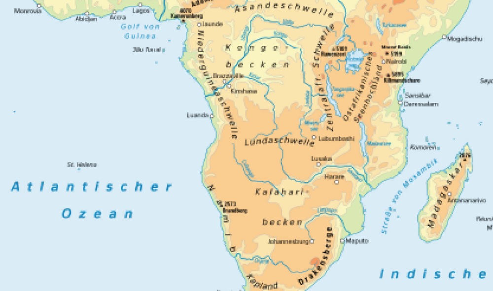 Afrika – Topographie