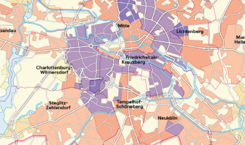 Berlin – Bevölkerungsdichte