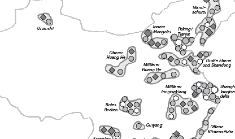 Wirtschaftsräume Chinas