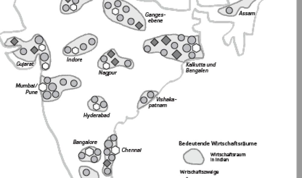 Wirtschaftsräume Indiens