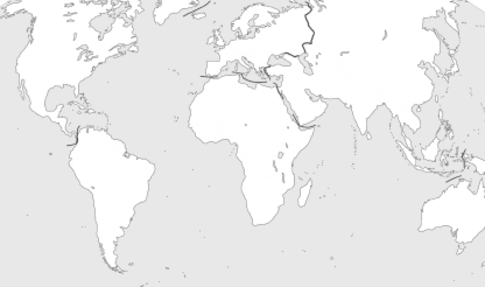 Erde – Kontinente und Ozeane