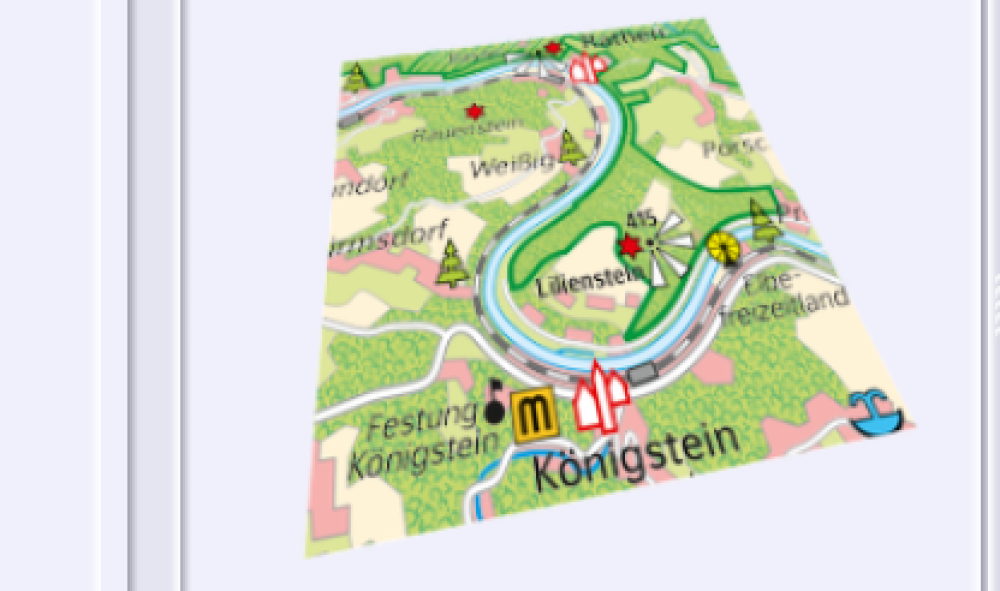 Elbsandsteingebirge – Aufbau einer thematischen Karte