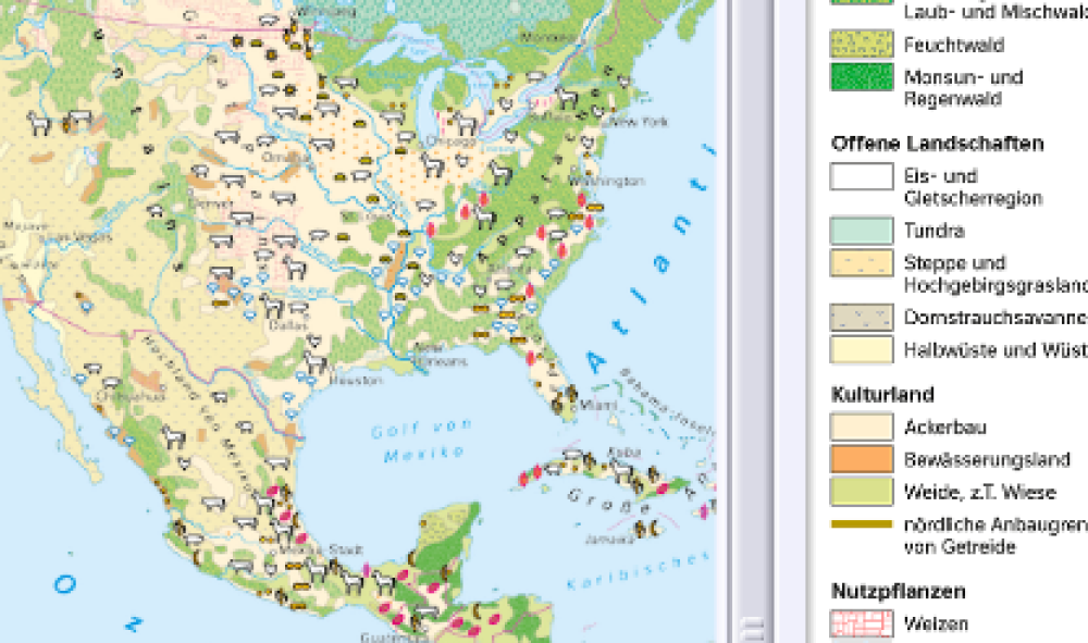 Nord- und Mittelamerika – Landwirtschaft