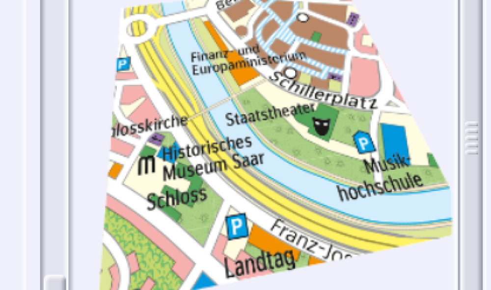 Saarbrücken – Aufbau einer thematischen Karte