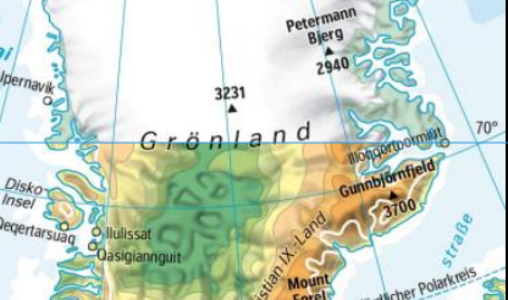 Grönland mit und ohne Eis