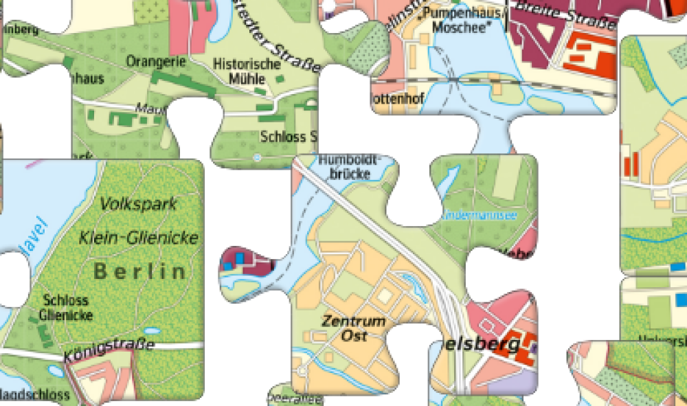 Stadtkarte von Potsdam