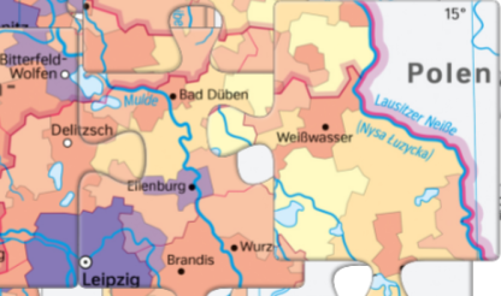 Sachsen – Bevölkerungsdichte