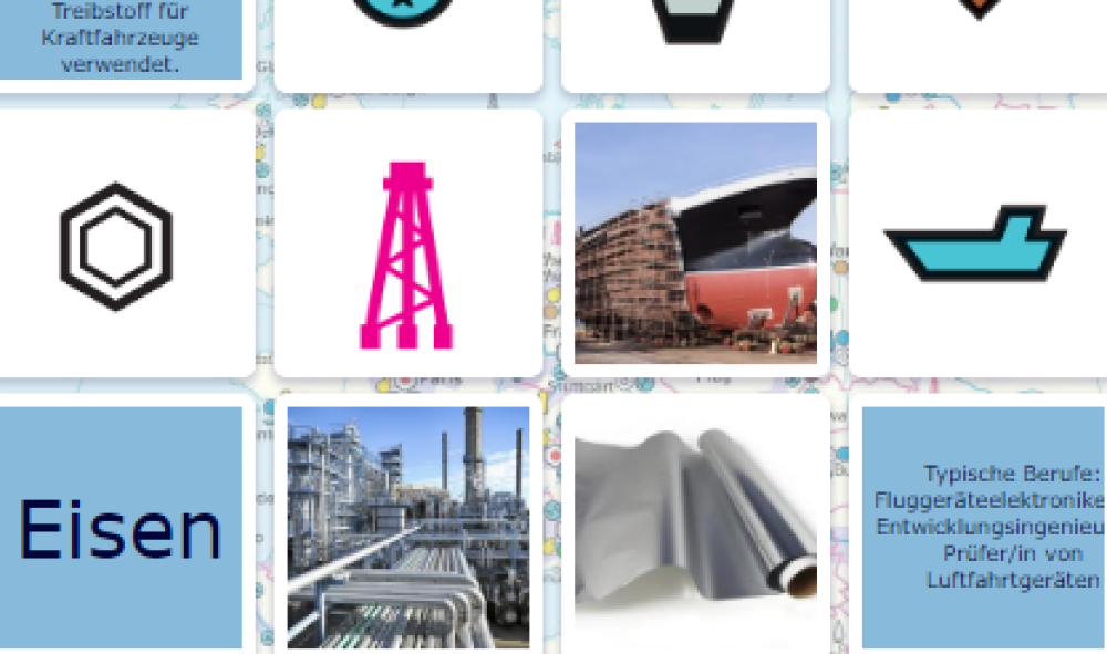 Signaturen der Wirtschaftskarte Europas