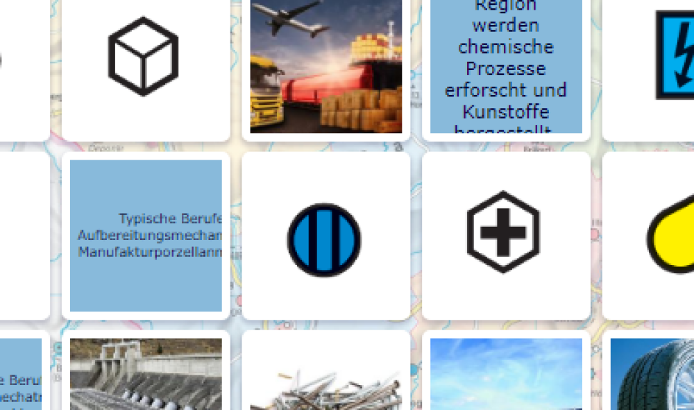Signaturen der Wirtschaftskarte des Saarlands