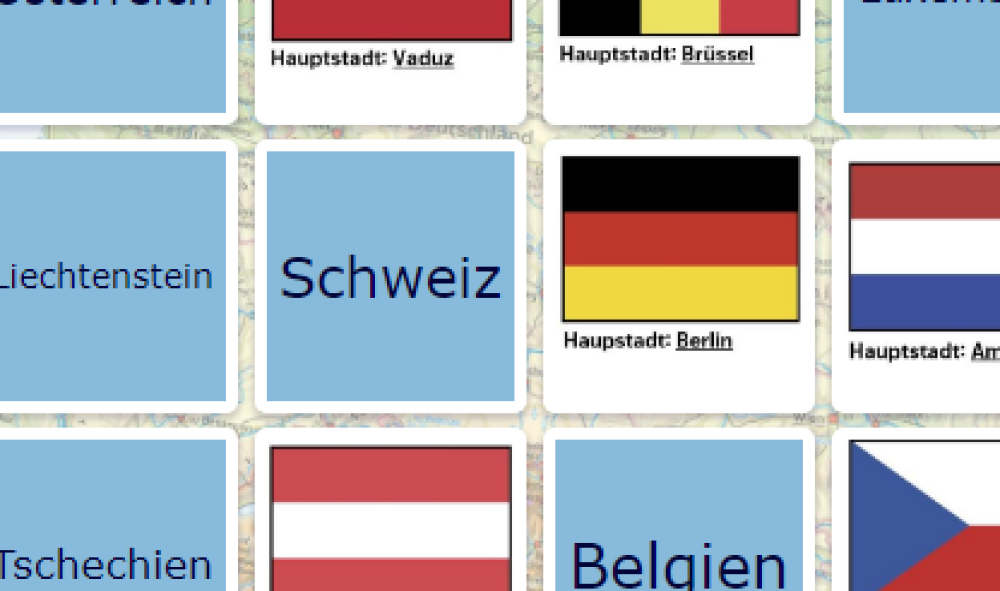 Flaggen der Staaten Mitteleuropas