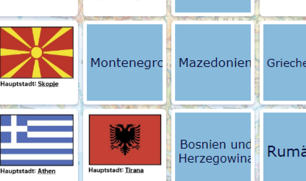 Flaggen der Staaten Südosteuropas