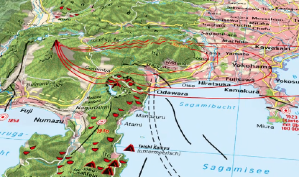 Umrundung der Fujiyama-Karte