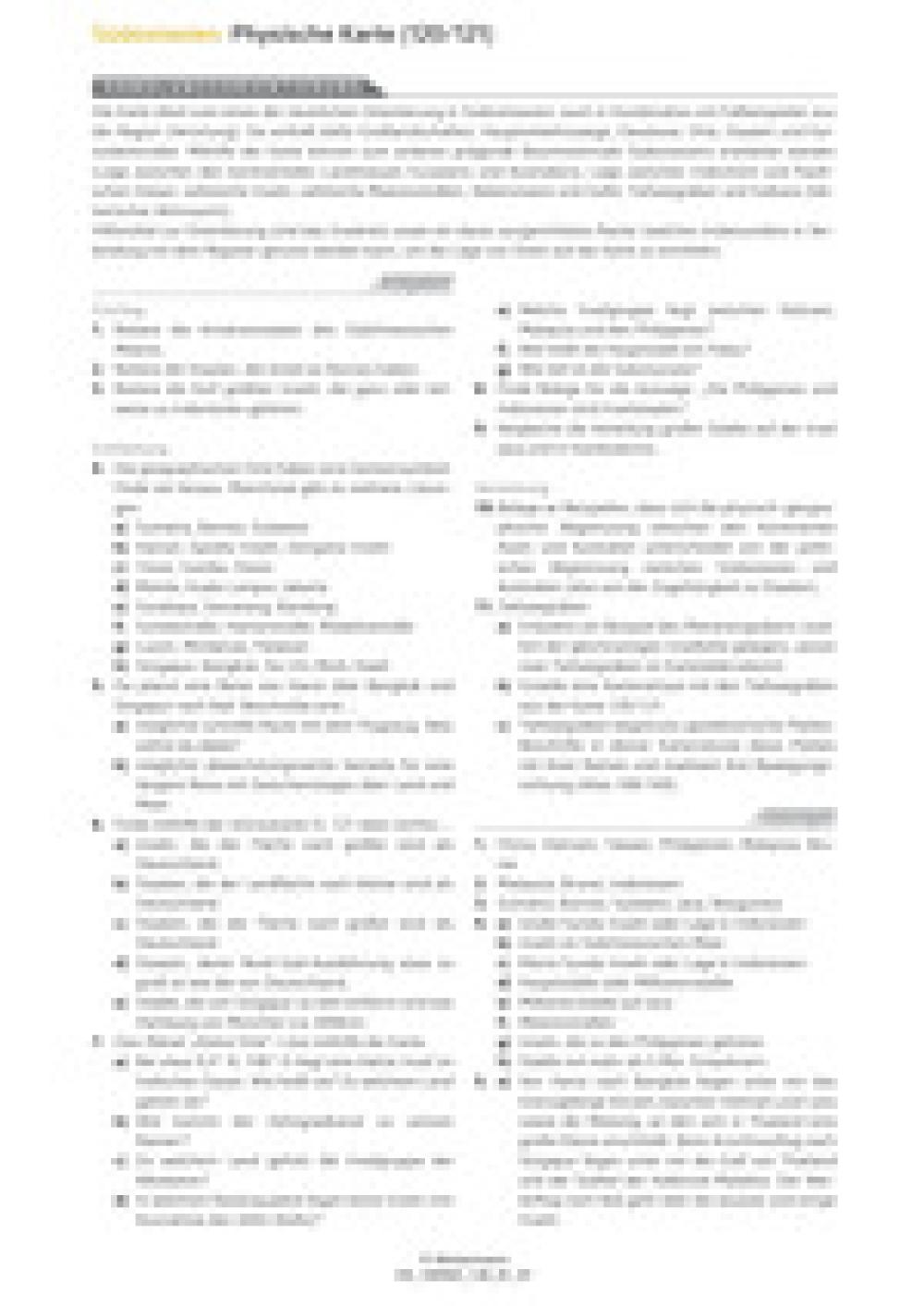 Südostasien - Physische Karte