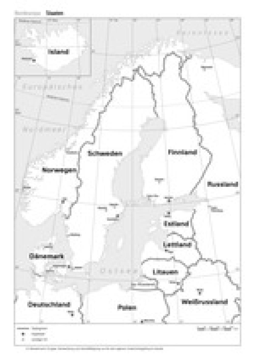 Nordeuropa - Staaten