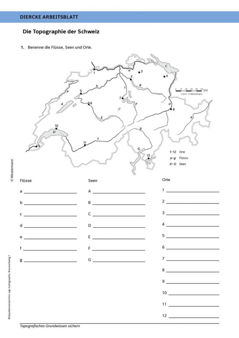 Die Grosslandschaften der Schweiz