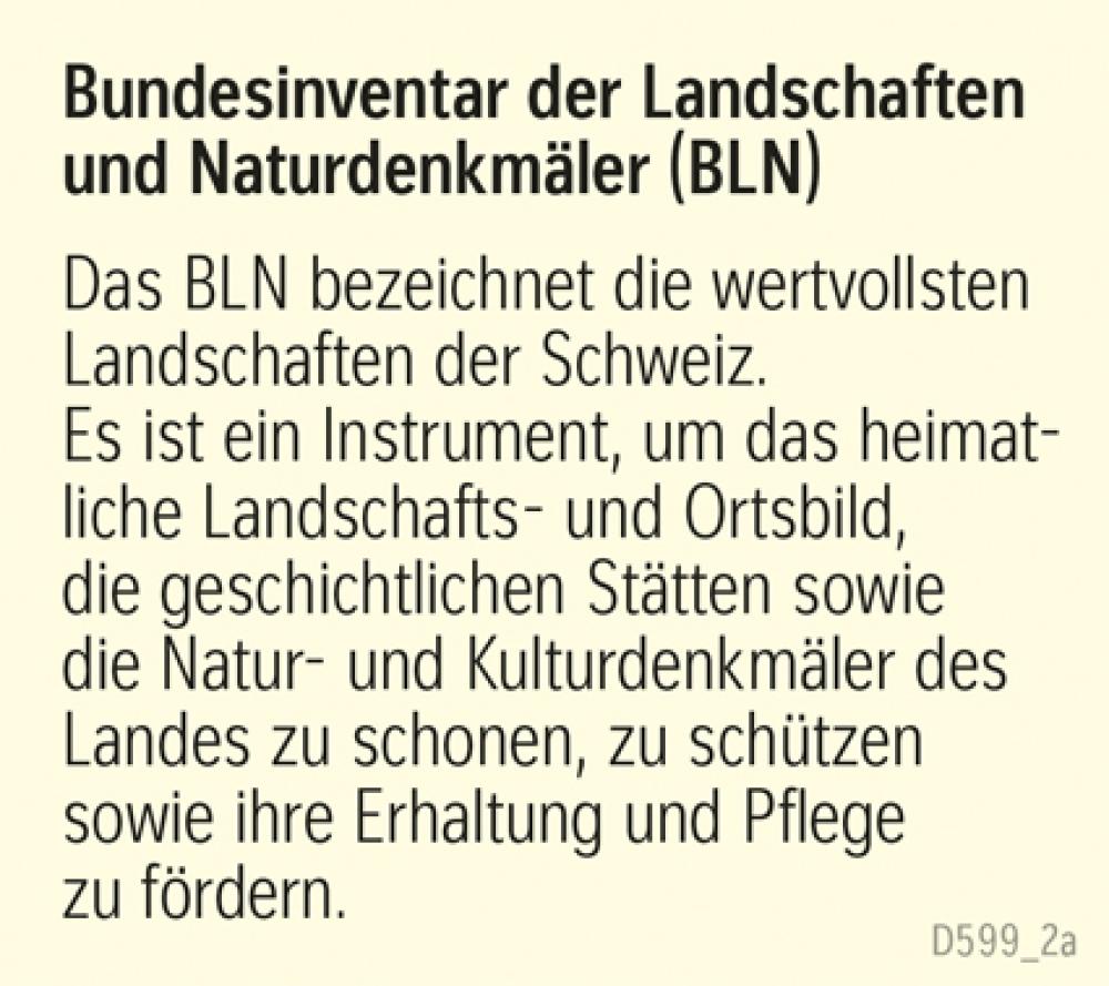 Bundesinventar der Landschaften und Naturdenkmäler (BLN)